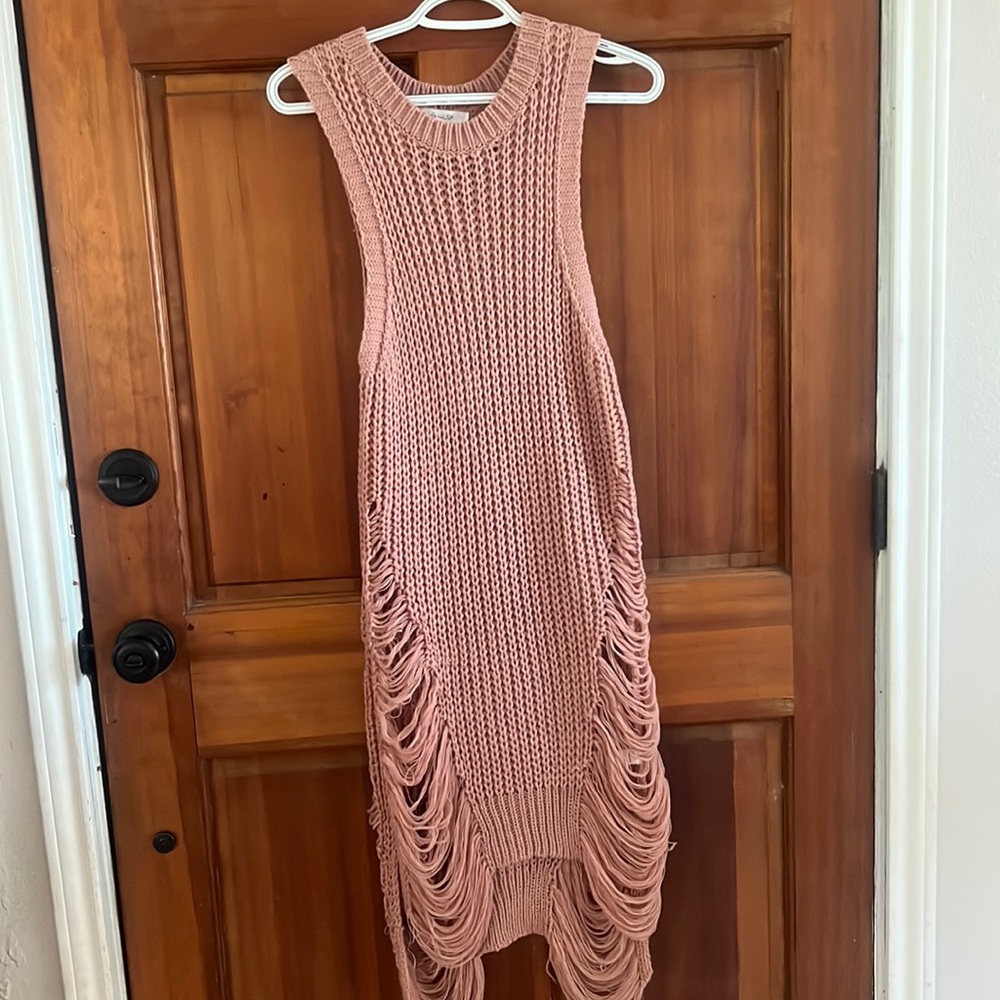 Very unique sweater dress